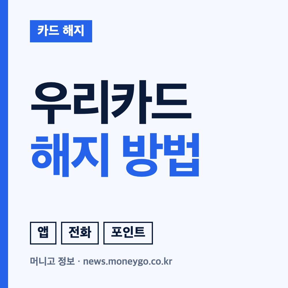 우리카드 해지 방법, 연회비 환불 기준과 탈회 차이
